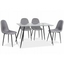 Стул SIGNAL FOX tap. 49 серый/черный мат